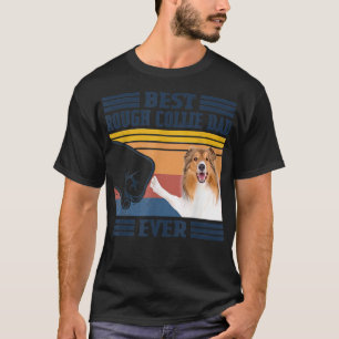 Best Rough Collie Dad Ever Father's Day Christmas T-Shirt