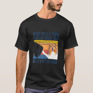 Best Rough Collie Dad Ever Father's Day Christmas T-Shirt
