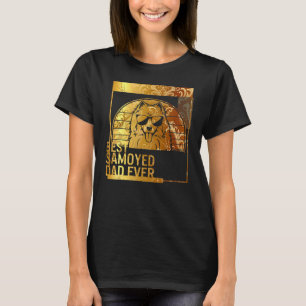 Best Samoyed Dad Ever dog dad  for men Dog Father  T-Shirt