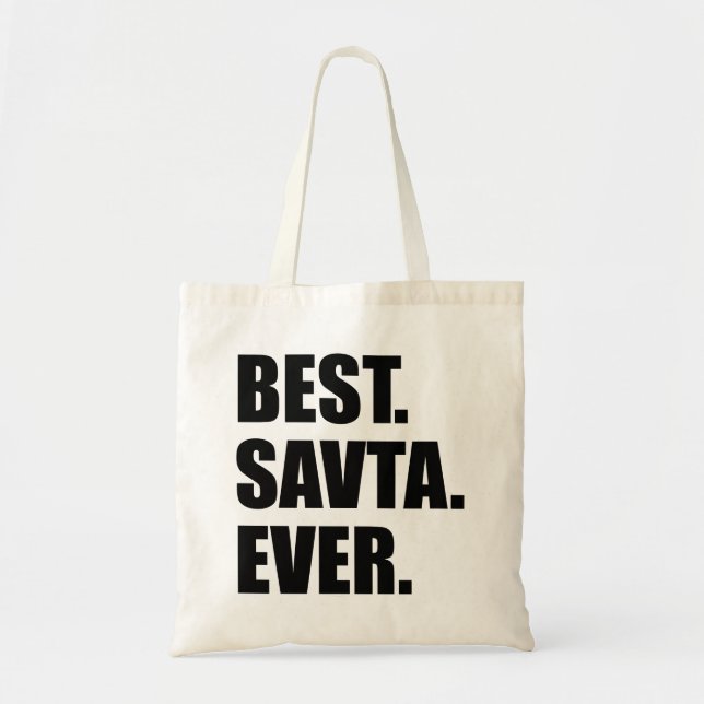 Best Savta Ever Tote Bag (Front)