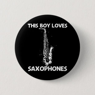 Best Saxophone For Boys Musical Instrument Band 6 Cm Round Badge