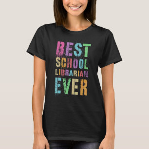 Best School Librarian Ever Thank You Hello Summer T-Shirt