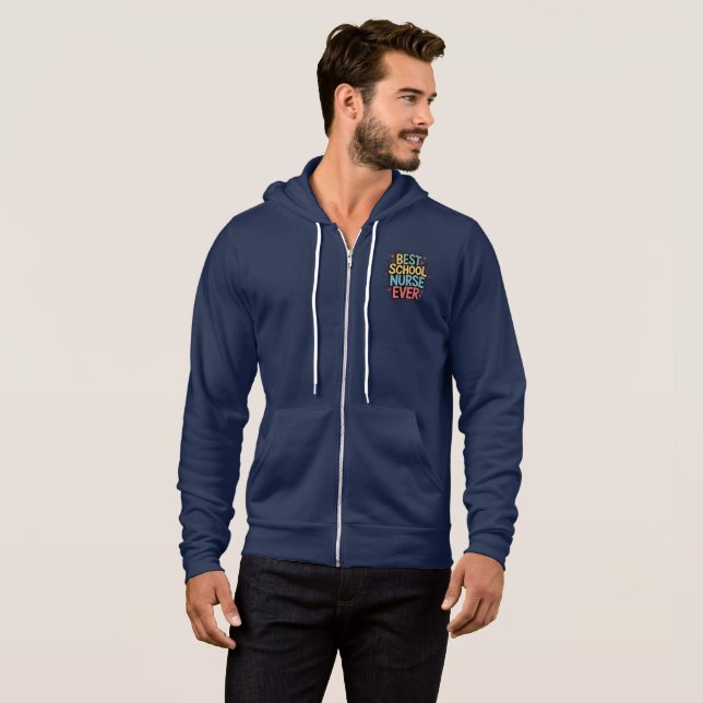 Best School Nurse Ever Hoodie (Front Full)