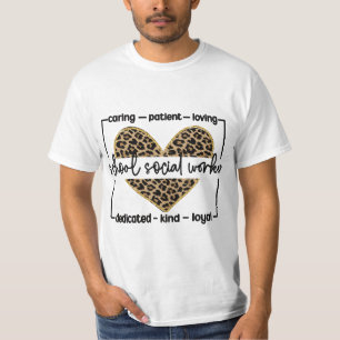 Best School Social Worker Appreciation  T-Shirt