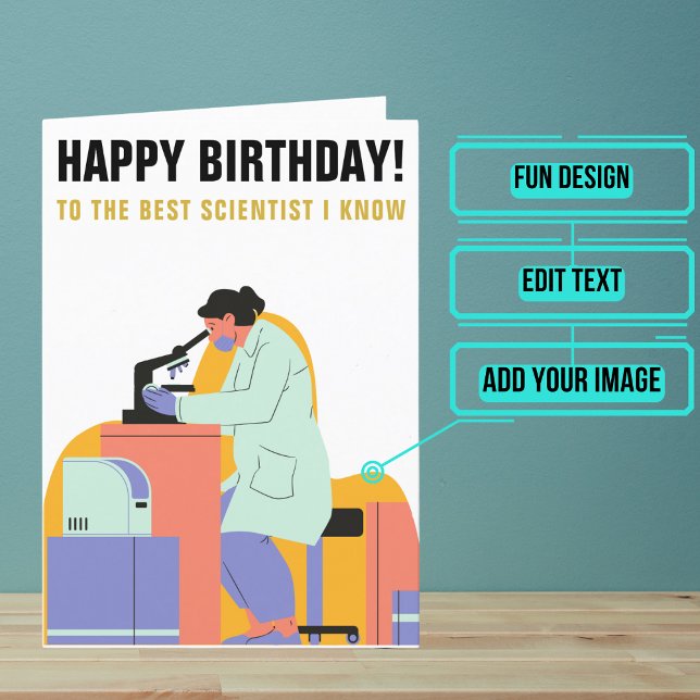 Best Scientist or Researcher I Know Birthday Card (Looking for the perfect card for that talented scientist or researcher friend of yours?)