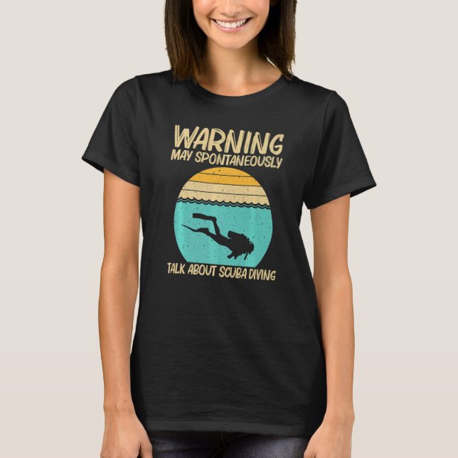 Best Scuba Diving For Men Women Professional Scuba T-Shirt (Front)