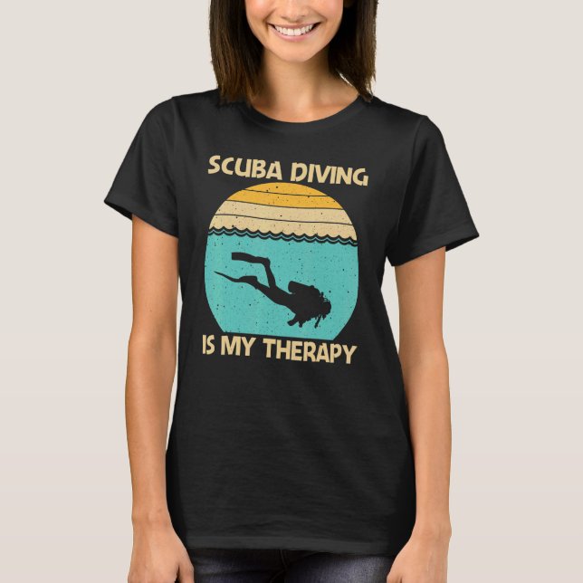 Best Scuba Diving For Men Women Professional Scuba T-Shirt (Front)