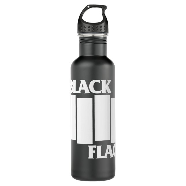 Best Seller Black Flag Merchandise Essential T-Shi 710 Ml Water Bottle (Front)