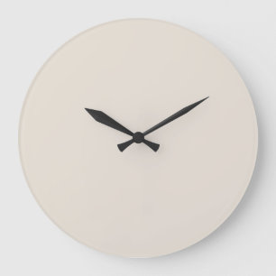 Best Seller Off White Cream Ivory Solid Colour Large Clock