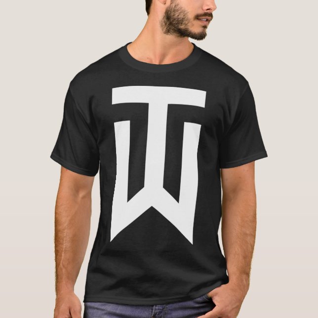 Best Seller - Tiger Woods Logo Merchandise Essenti T-Shirt (Front)