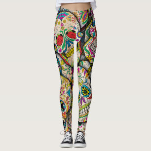 Best Selling Sugar Skull Pattern Leggings