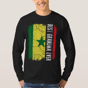Best Senegalese Grandma Ever Senegal Flag Mother's T-Shirt
