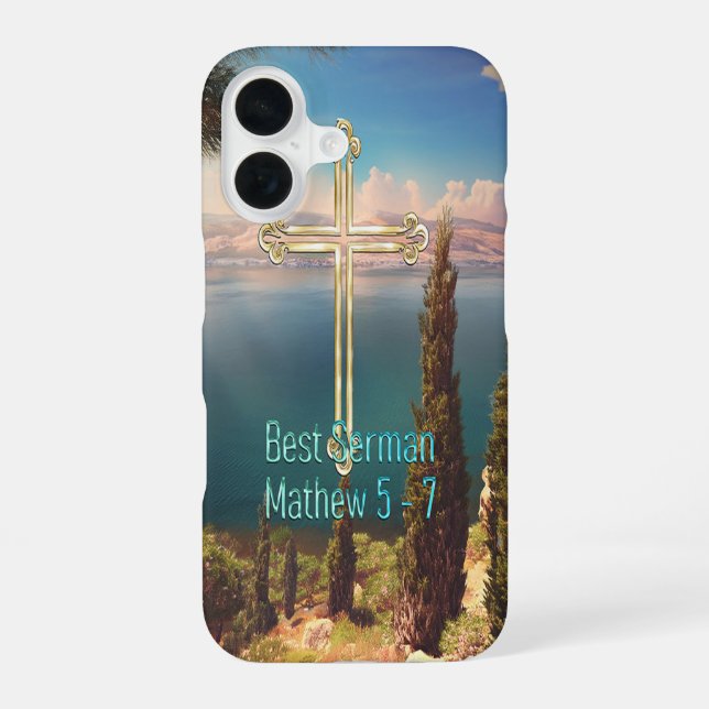 Best Sermon iPhone 16 Case (Back)