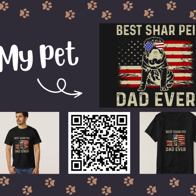 Best Shar Pei Dad Ever T-Shirt (Creator Uploaded)