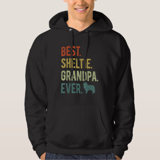 Best Sheltie Grandpa Ever Dog Father s Day Hoodie