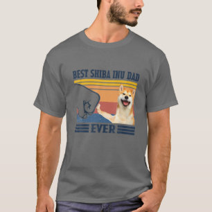 Best Shiba Inu Dad Ever Father's Day Christmas T-Shirt