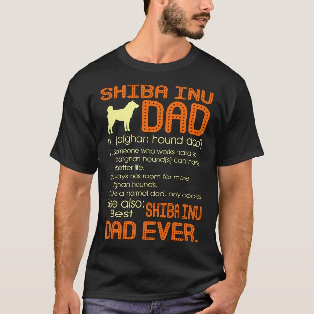 Best Shiba Inu Dad Ever Fathers Father's Day Gift T-Shirt (Front)