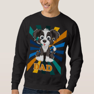 Best Shih Tzu Dad Ever Funny Cartoon Dog Gift Sweatshirt