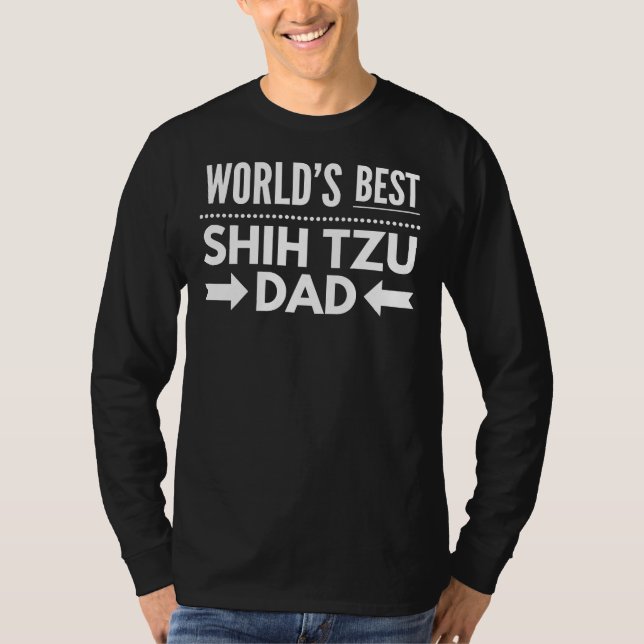 Best Shih Tzu Dad T-Shirt (Front)