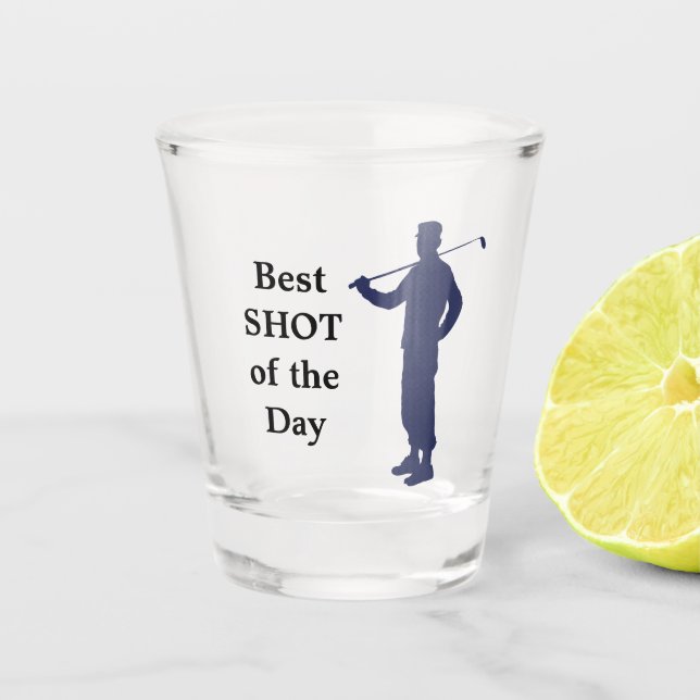 Best Shot Golfer Glass (Front)