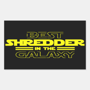 Best Shredder In The Galaxy Rectangular Sticker