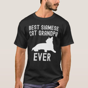 Best Siamese Cat Grandpa Ever Father Day T-Shirt