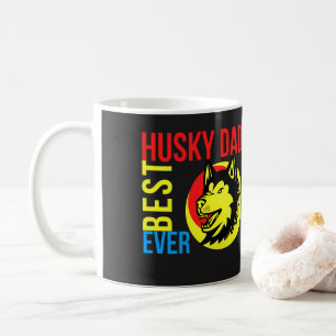 Best Siberian Husky Dad Ever, Dog Dad Gift Coffee Mug