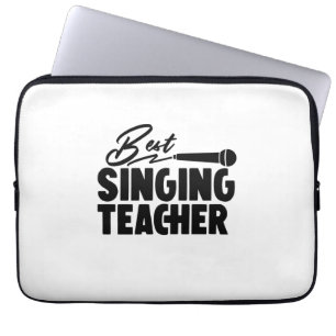 Best Singing Teacher Laptop Sleeve