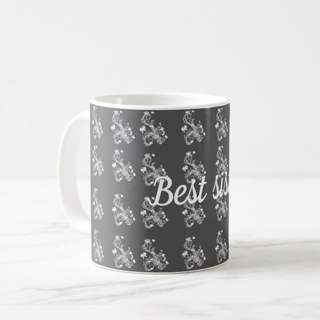 Best sister coffee mug (Front Left)