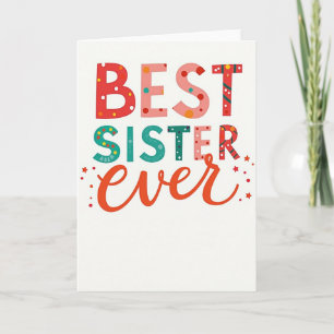 Best Sister Ever Card