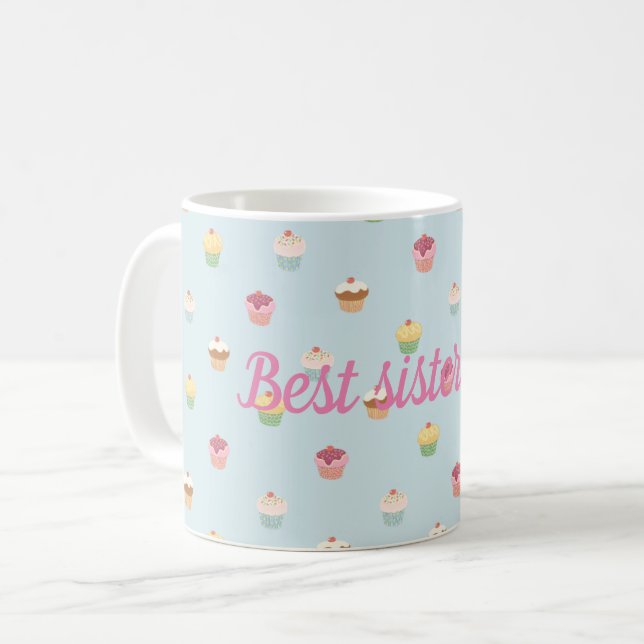 Best sister ever coffee mug (Front Left)