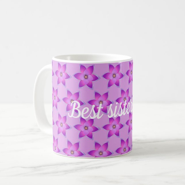 Best sister ever coffee mug (Front Left)