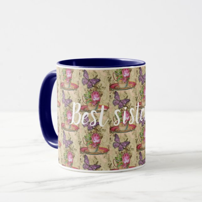 Best sister ever mug (Front Left)