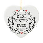 Best Sister Ever Personalised Sibling Friendship