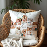 Best Sister Ever Sister Script Heart Photo Collage Cushion<br><div class="desc">Give your sister a gift she'll treasure forever with our best sister ever, a sister script heart photo collage throw pillow. This memorable pillow features an 8-photo collage layout, allowing you to showcase your favourite memories together. The stylish "Sister" script and heart design are beautifully placed in the centre, making...</div>