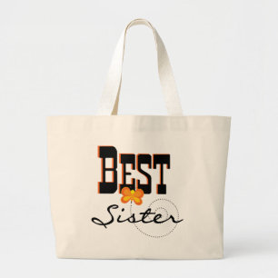 Best Sister T-shirts and Gifts Large Tote Bag