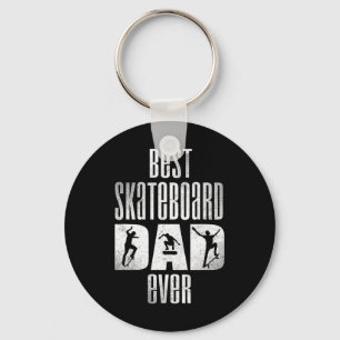Best Skateboard Dad Ever Vintage Key Ring
