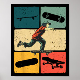 Best Skateboarder Art For Men Women Skateboard Ska Poster