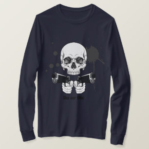 best skeleton hoodie design for men dark theme T-Shirt