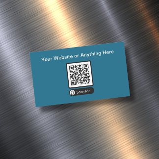 Best Small Quantity QR Code Business Card Magnets