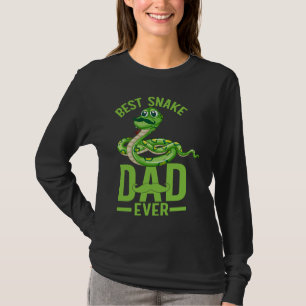 Best Snake Dad Ever Snake Owner Snake  Snakes T-Shirt