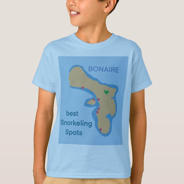 Best snorkelling and diving spots on bonaire T-Shirt (Front)