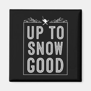 Best Snowboard Skiing Ride Gift Cute Skiers Men Wo Magnet