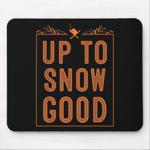 Best Snowboard Skiing Ride Gift Cute Skiers Men Wo Mouse Pad