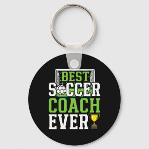 Best Soccer Coach Ever Funny Trainer Key Ring