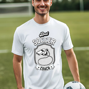 Best Soccer Coach Whistle Design T-Shirt