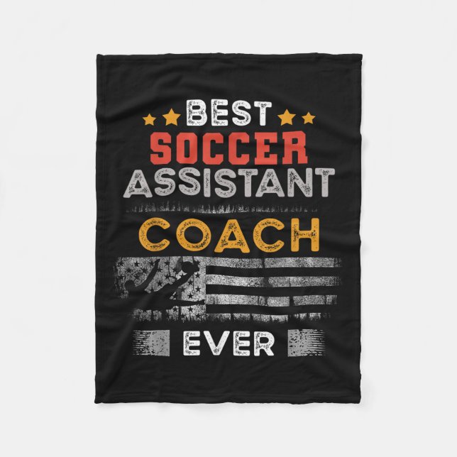Best Soccer Istant Coach Ever _ Istant Coach  Fleece Blanket (Front)