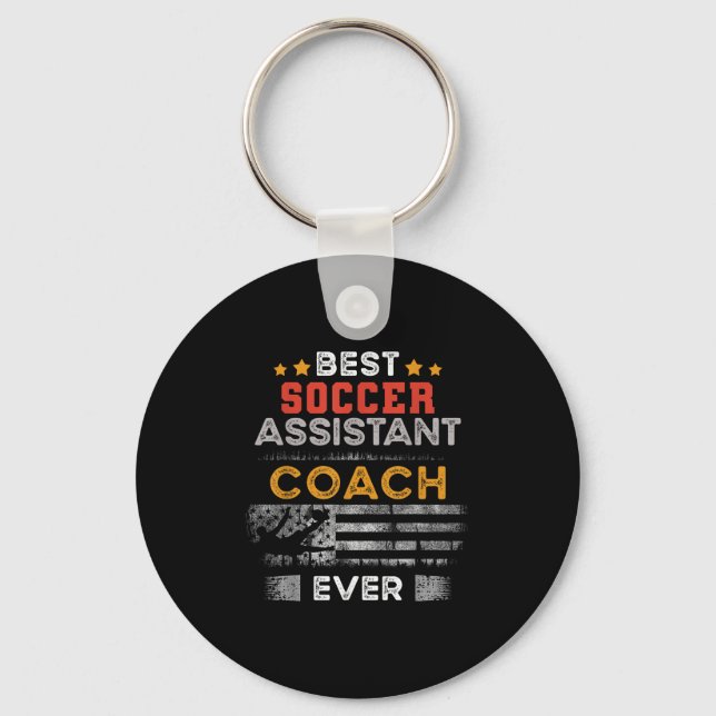 Best Soccer Istant Coach Ever _ Istant Coach  Key Ring (Front)