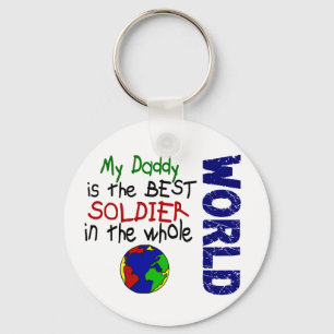 Best Soldier In World 2 (Daddy) Key Ring