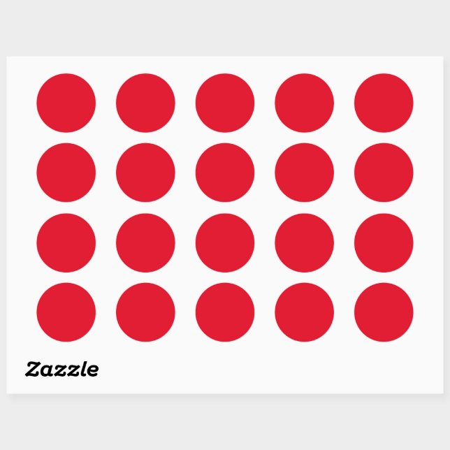 Best Solid Colour And Texture Classic Round Sticke Sticker (Sheet)